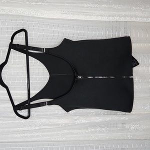 Black Waist Trainer Vest Women's SzXL